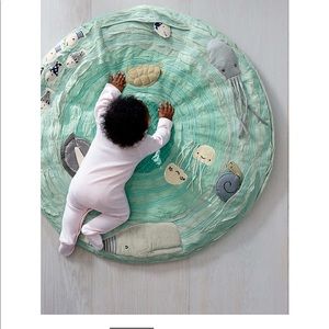 Crate & Barrel baby mat.